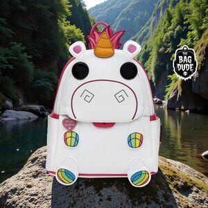 Loungefly Pop! Universal Minions Fluffy Unicorn Mini Backpack